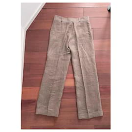 Kenzo-Pants, leggings-Light brown