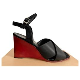 Philippe Model-Des sandales-Noir,Rouge
