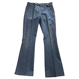 Jeans Marc Jacobs in cotone blu leggermente svasati Blu