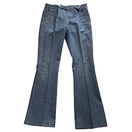 Vaqueros Marc Jacobs de algodón azul corte flare Azul