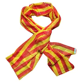 Philippe Model Scarves Red Yellow