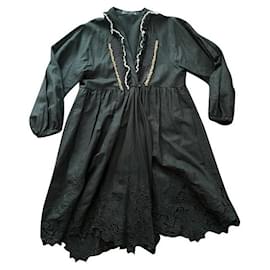 Autre Marque-Dresses-Black,Silvery,Beige,Metallic