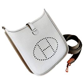 Hermès Hermes Mini Evelyne Bag Grey