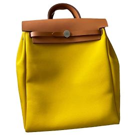 Hermès Rucksack Hermes Herbag Gelb
