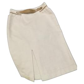 Hermès-Hermes skirt-Beige