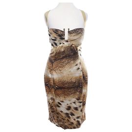 JUST CAVALLI Kleid Golden Leopardenprint