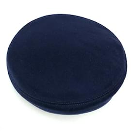 Hermès-Hats-Brown,Navy blue