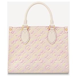 Louis Vuitton-LV Onthego PM Stardust pink leather-Pink