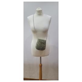 Autre Marque-Vintage metal bag and semiprecious stones 50S-Green