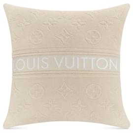 Louis Vuitton-LOUIS VUITTON Cojín de playa LVACATION Beige-Beige