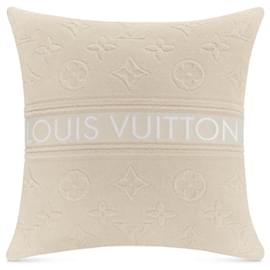 Louis Vuitton-LOUIS VUITTON beach Pillow LVACATION Beige-Beige