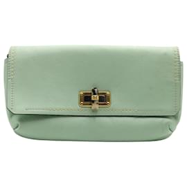 Lanvin-Lanvin 'Happy' Handbag in Mint Green leather -Other