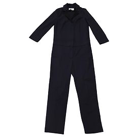 Tuta ba&sh Serri in Cotone Blu Navy Blu navy