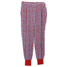 Stella Mc Cartney Stella McCartney Calça estampada em algodão vermelho Outro