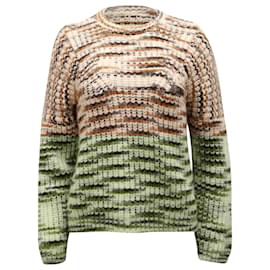 Ulla Johnson-Ulla Johnson Chunky Crew Neck Knit Sweater in Beige Alpaca Fiber-Other