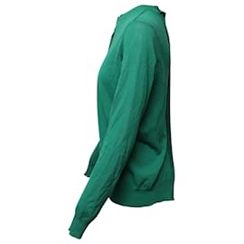 Marni-Marni Button-down-Strickjacke aus grüner Baumwolle-Grün