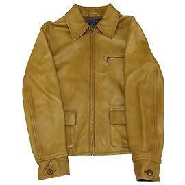 Ralph Lauren Perfecto en Cuir Jaune Jaune