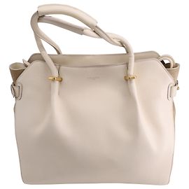 Nina Ricci Marche Hand Bag in Beige calf leather Leather Beige