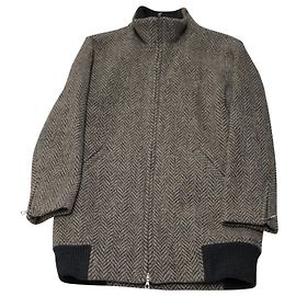 Apc EN.PAG.do. Abrigo Espiga Lana Gris Gris
