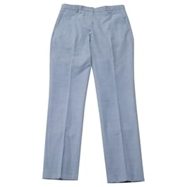 Theory-Pantalon Theory Slim Fit en Coton Bleu-Bleu