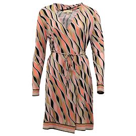 Wickelkleid mit Retro-Print von Michael Kors aus mehrfarbigem Polyester Andere Python drucken