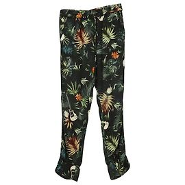 Zadig & Voltaire Pantaloni Zadig e Voltaire Parone Jungle Print in Viscosa Multicolor Multicolore
