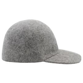 Stella Mc Cartney Stella McCartney Baseball Cap in Grey Wool Grey