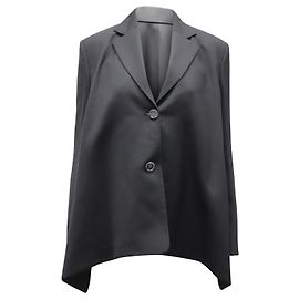Autre Marque Blazer da abito svasato Acne Studios in misto lana nero Nero