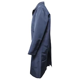 Marni-Abrigo Marni de manga larga con bolsillos en poliéster azul marino-Azul