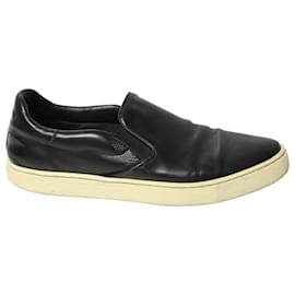 Burberry-Sneakers Burberry in Pelle Nera-Nero