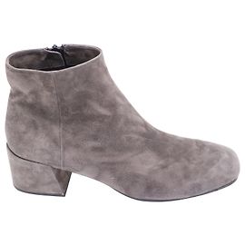 Vince Blakely Ankle Boots in Grey Suede Grey
