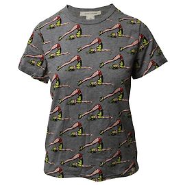 Camiseta de algodón gris con estampado Pinup de Marc Jacobs Gris