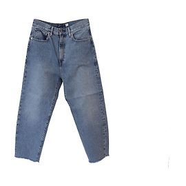 Autre Marque Levi's Barrel Cropped Jeans en Denim de algodón azul Azul