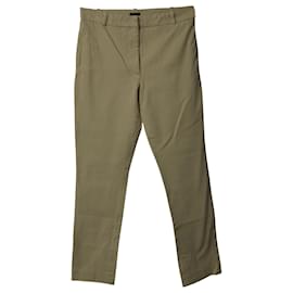 Joseph-Joseph Straight-Cut Trousers in Cream Viscose-White,Cream