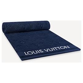 Louis Vuitton-LV toalha de praia azul nova-Azul