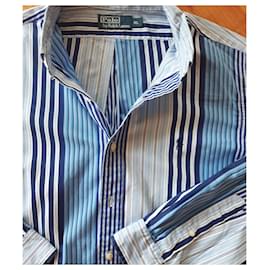 Ralph Lauren-Shirts-White,Blue,Light blue