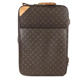 Louis Vuitton-Louis Vuitton Pegase Luggage 55 Monogram canvas-Brown