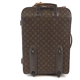 Louis Vuitton-Louis Vuitton Pegase Luggage 55 Monogram canvas-Brown
