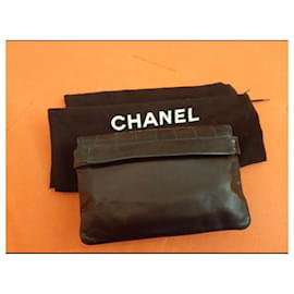 Chanel-Embreagem Chanel 2.55 Mademoiselle-Preto