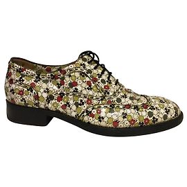 Brogues Bottega Veneta fleuries super rares Multicolore
