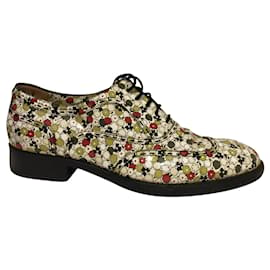 Bottega Veneta-Zapatos brogue florales super raros de Bottega Veneta-Multicolor