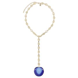 Paco Rabanne Eight Nano Pendant in Gold-Tone Brass Golden Metallic