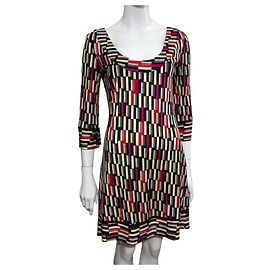 Diane Von Furstenberg Robe en jersey de soie DvF Aggie Multicolore