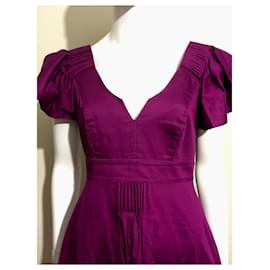 Diane Von Furstenberg-Superbe robe violette/fuchsia DvF-Violet,Fuschia