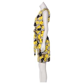 Diane Von Furstenberg-Vestido de crepé de seda con estampado Lilly de DvF New Della-Multicolor