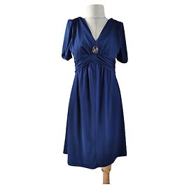Guess Marciano Blue Dress Pink Blue