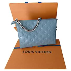 Louis Vuitton-Bolso Glaciar Coussin PM Bleu-Azul