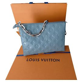 Louis Vuitton Coussin PM Bleu Gletschertasche Blau