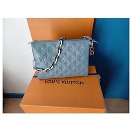 Louis Vuitton-Bolso Glaciar Coussin PM Bleu-Azul