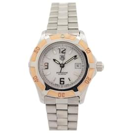 Tag Heuer-TAG HEUER PROFESSIONAL ROSE GOLD WN WATCH1350 27 MM STEEL QUARTZ WATCH-Silvery